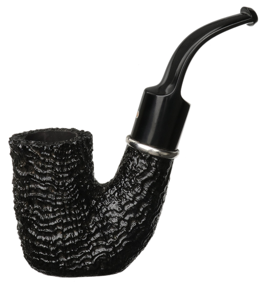 Ashton: Ebony Oom Paul with Silver (XXX) Tobacco Pipe