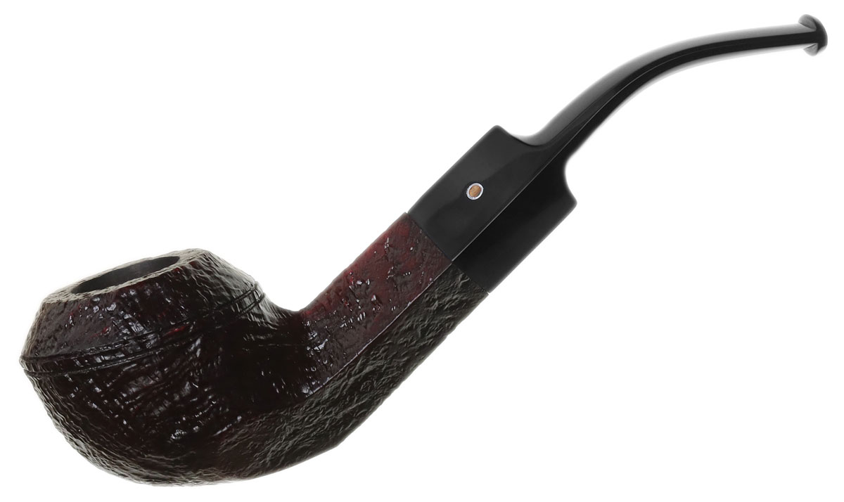 Ashton: Pebble Grain Bent Bulldog (XXX) Tobacco Pipe