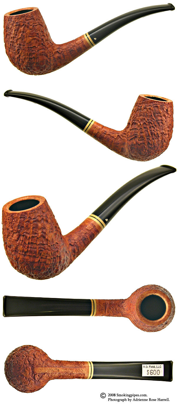 Becker Sandblasted Bent Billiard (Three Clubs)