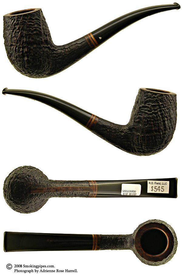 Becker Sandblasted Bent Billiard (Two Clubs)