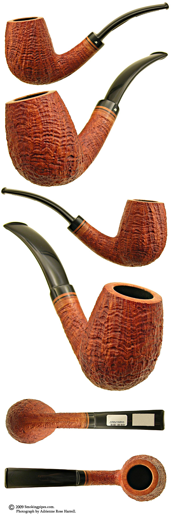 Becker Sandblasted Bent Billiard (3 Clubs)