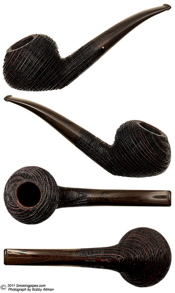 becker tobacco Sandblasted Pot (Four Clubs) Pipe Issued by American Tobacco Company
