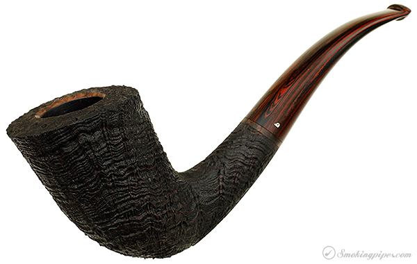 Becker Sandblasted Strawberry Wood Bent Dublin (Three Clubs)