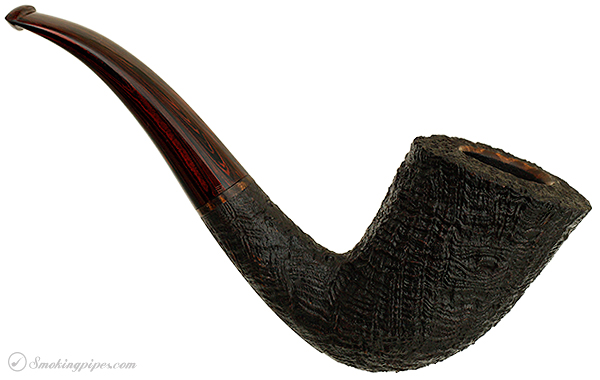 Becker Sandblasted Strawberry Wood Bent Dublin (Three Clubs)