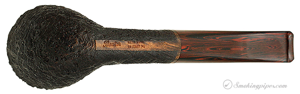 Becker Sandblasted Strawberry Wood Bent Dublin (Three Clubs)