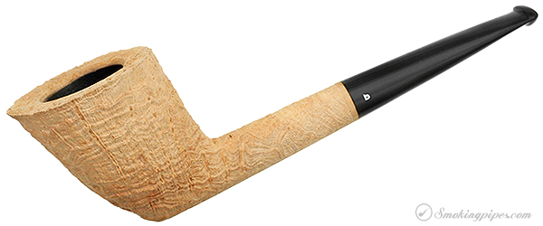 bek tobacco Sandblasted Strawberry Wood Dublin (Four Clubs) Tobacco Pipe