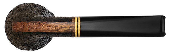 Becker Sandblasted Strawberry Wood Bent Egg (Four Clubs)