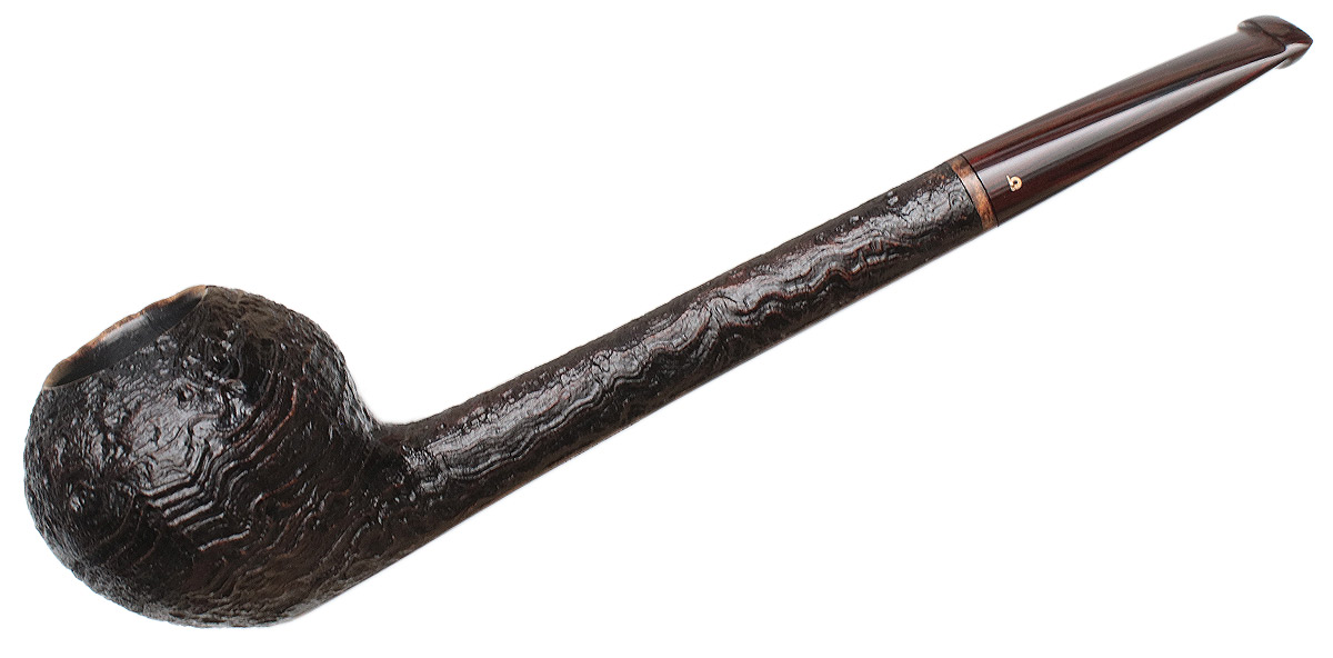 Becker Sandblasted Strawberry Wood Long Shank Apple (Four Clubs)