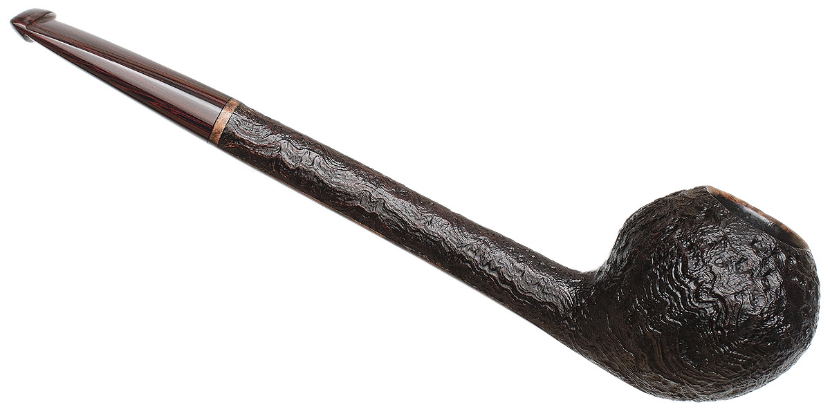 Becker Sandblasted Strawberry Wood Long Shank Apple (Four Clubs)