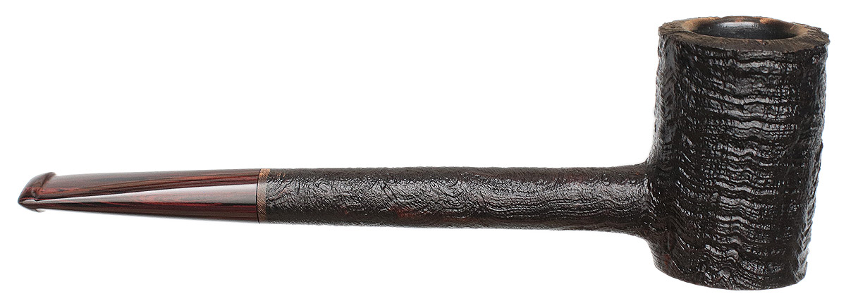 Becker Sandblasted Strawberry Wood Long Shank Poker (Four Clubs)