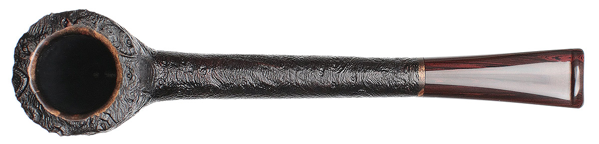 Becker Sandblasted Strawberry Wood Long Shank Poker (Four Clubs)