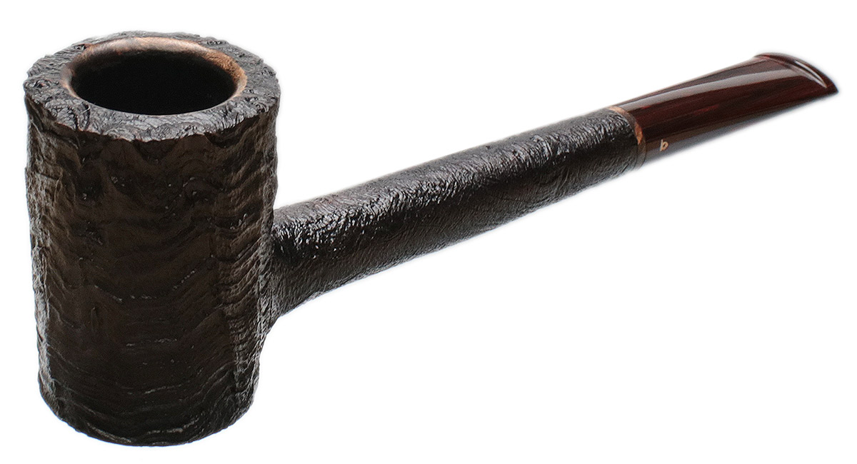 Becker Sandblasted Strawberry Wood Long Shank Poker (Four Clubs)