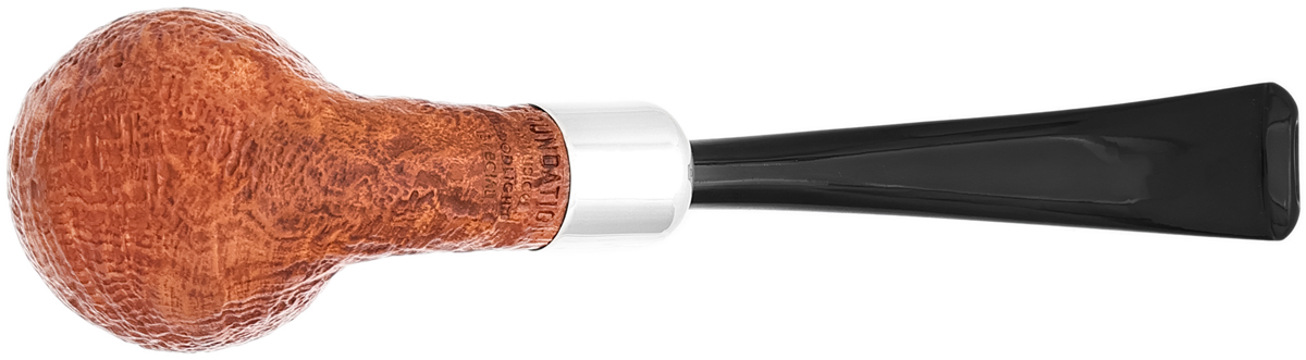 Musico Sandblasted Bent Billiard with Silver (Floodlight Special)