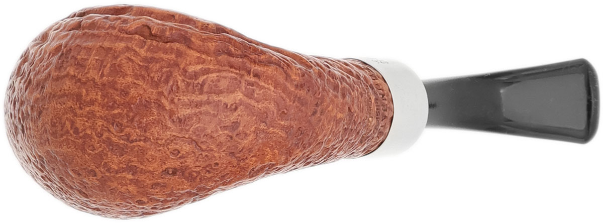 Musico Sandblasted Bent Billiard with Silver (Floodlight Special)