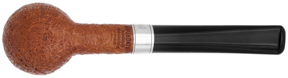 Musico Sandblasted Bent Billiard with Silver (Floodlight Double Special)