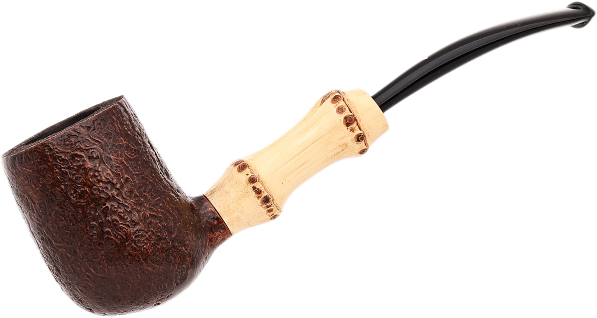 Musico Sandblasted Bent Billiard with Bamboo (Floodlight Special)