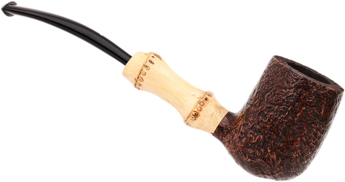 Musico Sandblasted Bent Billiard with Bamboo (Floodlight Special)
