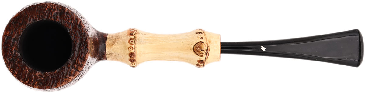 Musico Sandblasted Bent Billiard with Bamboo (Floodlight Special)