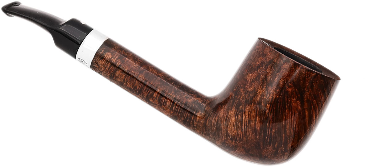 Musico Spot Carved Bent Billiard with Silver (Club Special)