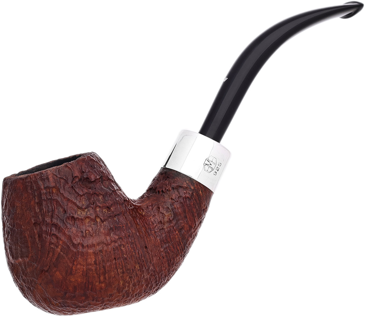 Musico Sandblasted Bent Apple Sitter with Silver (Floodlight Special)