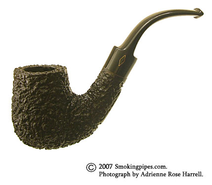 Brebbia Rocciata Black Rusticated Bent Billiard (6007)