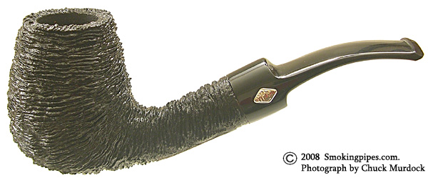Brebbia Lido Black Rusticated Bent Billiard