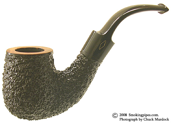 Brebbia Rocciata Black Rusticated Bent Billiard (6007)