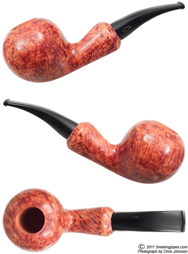 Brebbia Chiocciola "Pura" Noce Bent Ball
