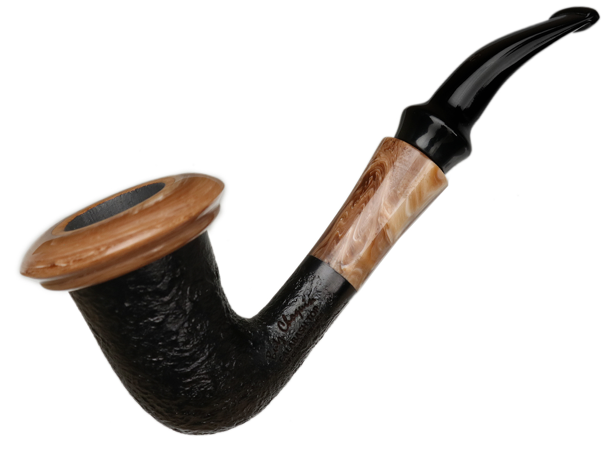 Butz-Choquin Calabash Sandblasted with Dark Top