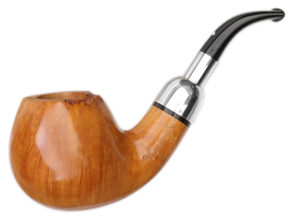 Caminetto Smooth Natural Bent Apple with Silver (02) (AR)
