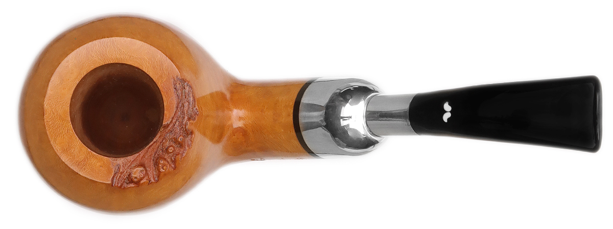 Caminetto Smooth Natural Bent Apple with Silver (02) (AR)