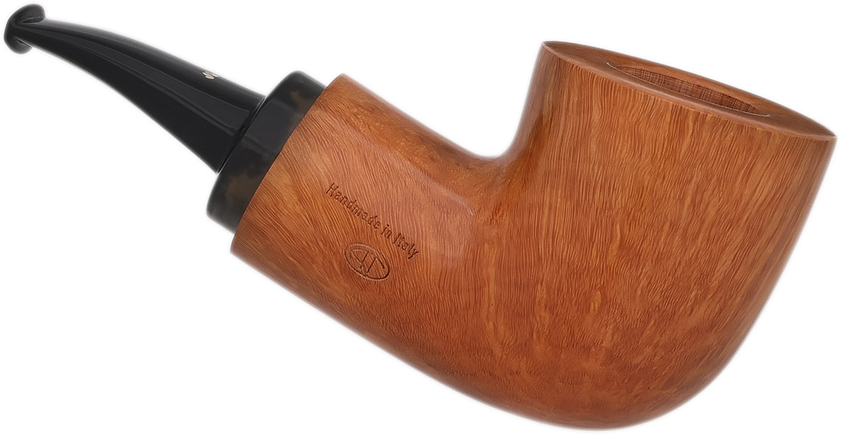 Caminetto Smooth Reverse Calabash Bent Dublin (02) (AT)
