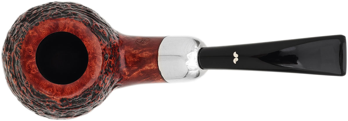Caminetto Sandblasted Bent Apple with Silver (06) (AT)