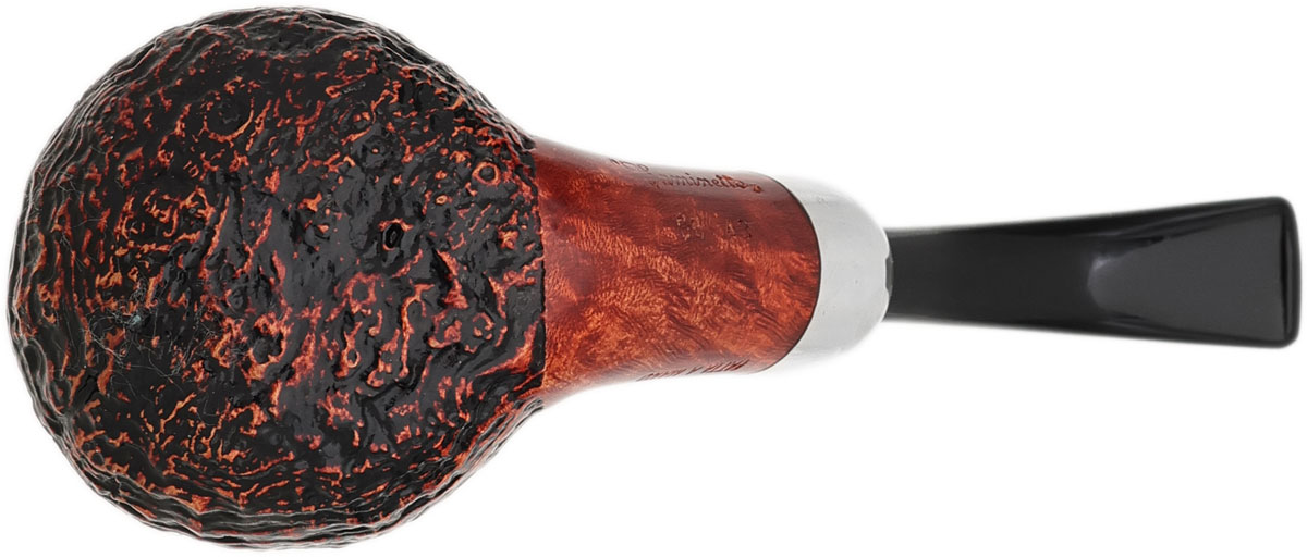 Caminetto Sandblasted Bent Apple with Silver (06) (AT)