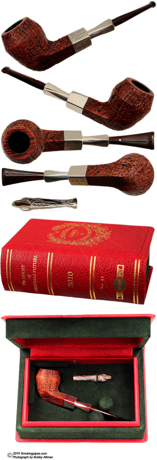 Dunhill Christmas Pipe 2010 County (4104) (42 of 300) | Buy Dunhill Tobacco Pipes at Smokingpipes