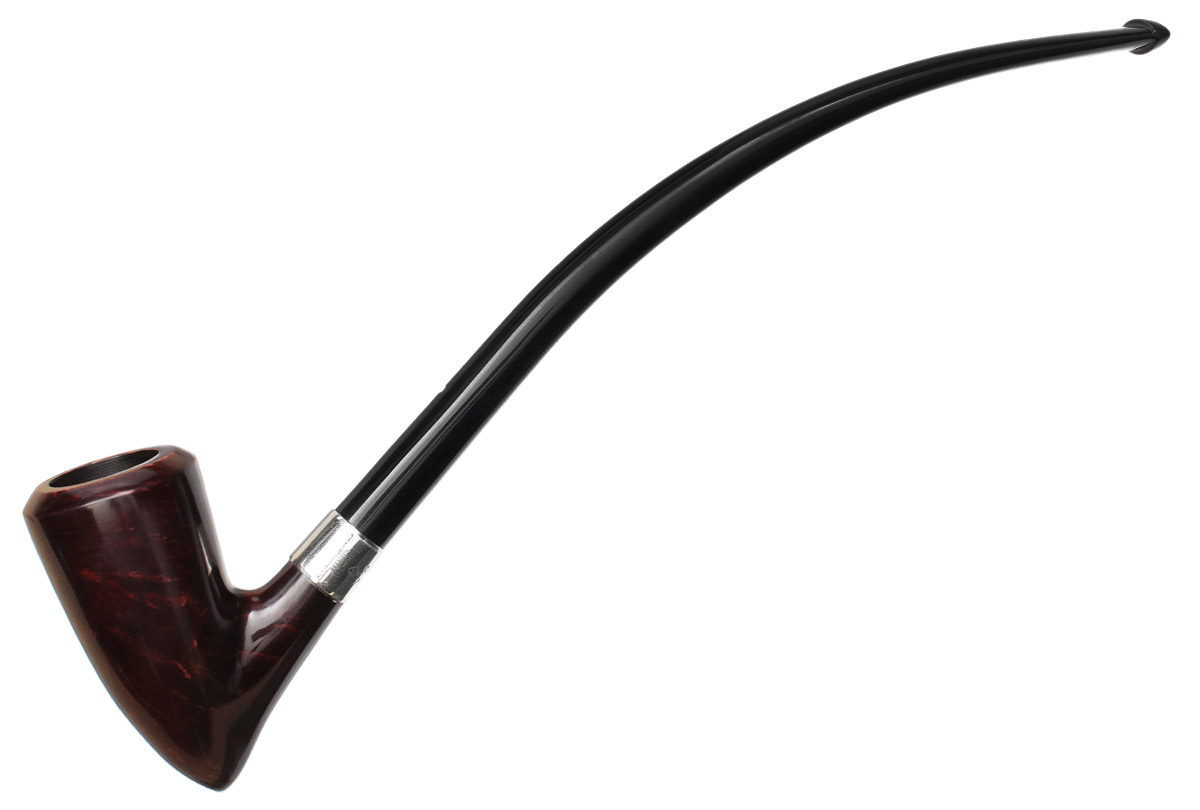 Dunhill: Bruyere Quaint Churchwarden with Silver (4) Tobacco Pipe
