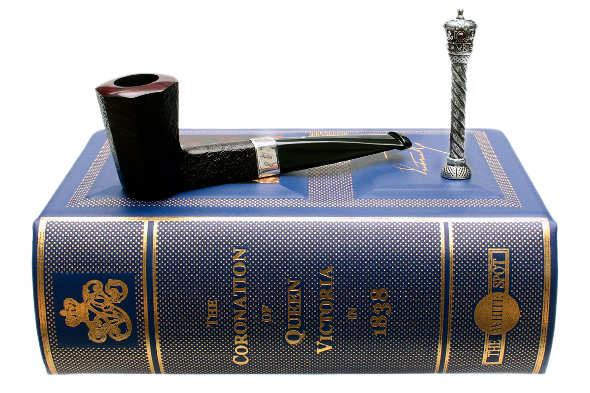 Dunhill Victoria Shell Briar Paneled Dublin with Silver (4) (17/110)