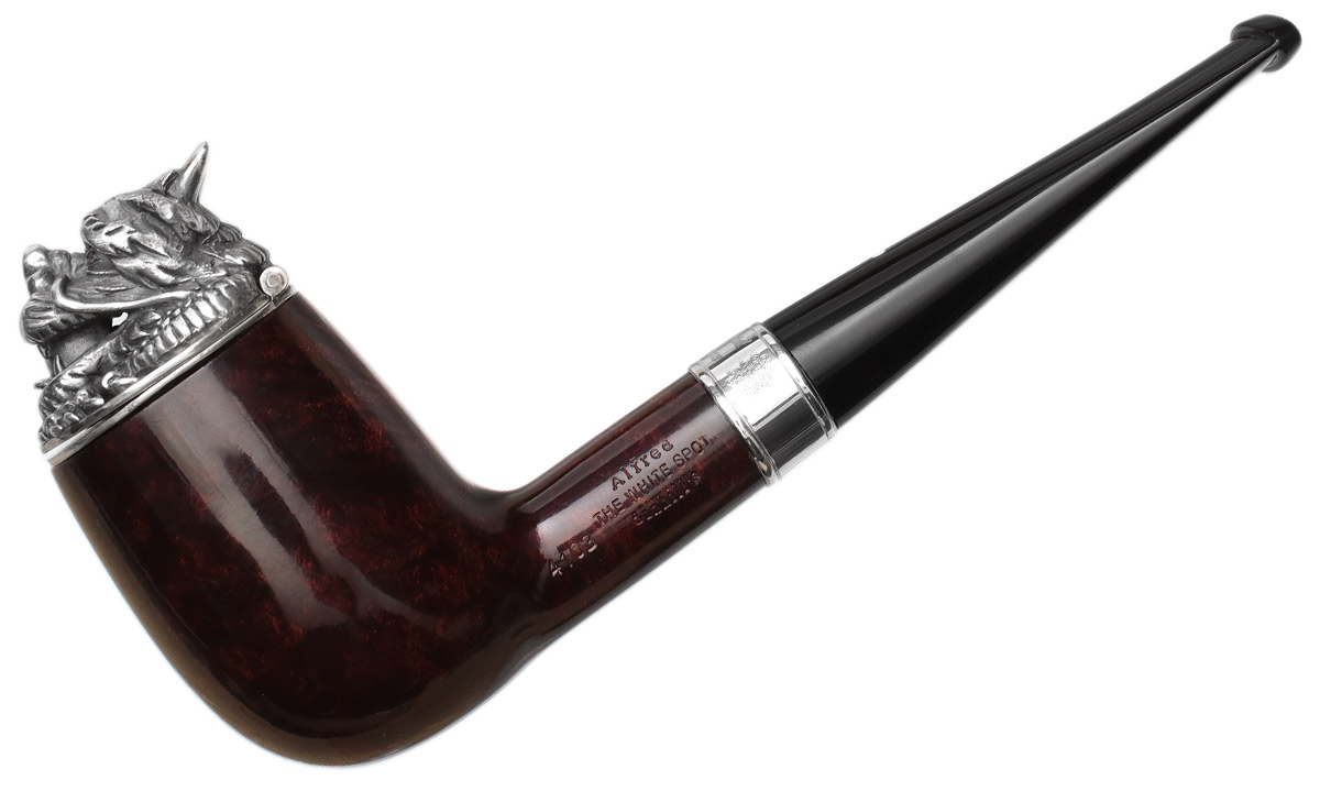 Dunhill Imperial Dragon Bruyere Billiard with Silver (4103) (6/88)
