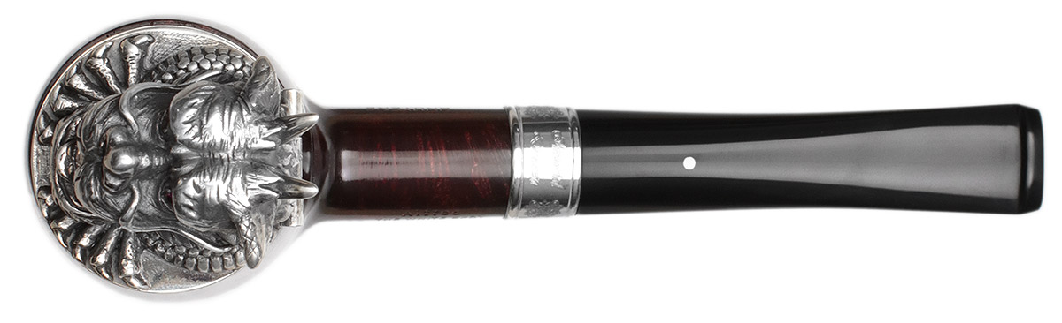 Dunhill Imperial Dragon Bruyere Billiard with Silver (4103) (6/88)