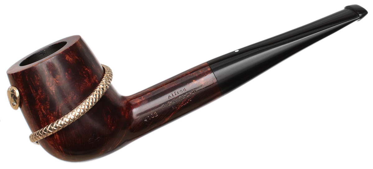 Dunhill Snake Pipe Amber Root with Gold and Diamonds (4103) (2015)