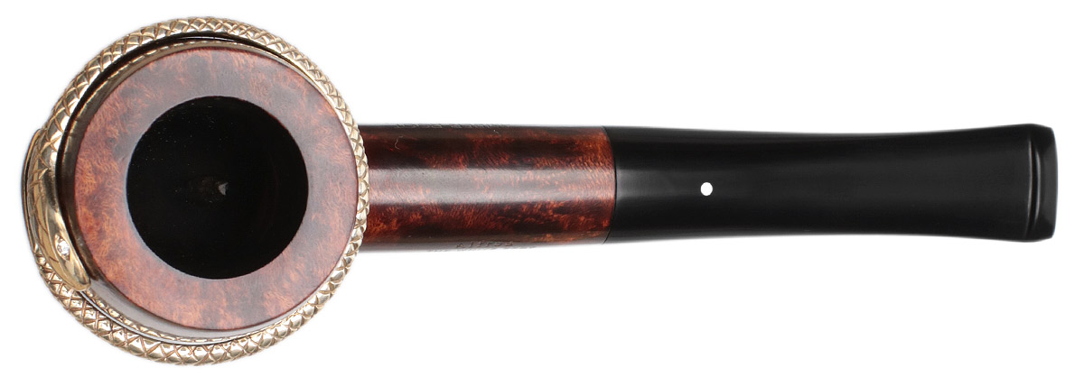 Dunhill Snake Pipe Amber Root with Gold and Diamonds (4103) (2015)