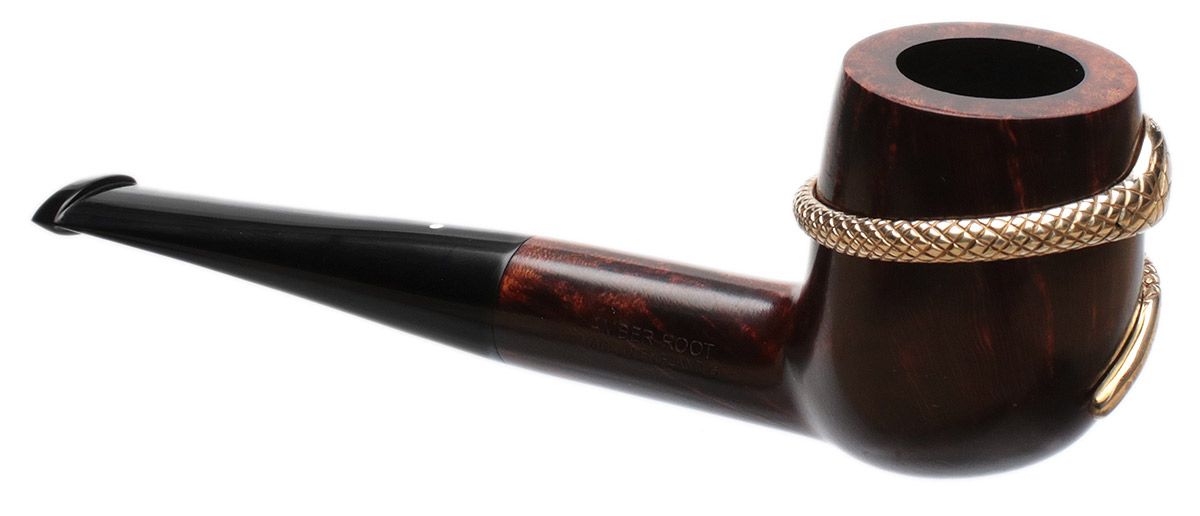 Dunhill Snake Pipe Amber Root with Gold and Diamonds (4103) (2015)
