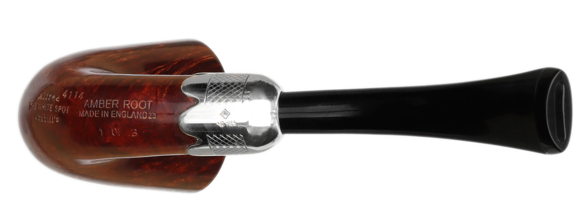 Dunhill SPC Limited Edition 2023 Amber Root with Silver (4114) (1/3) (with Ventage Case and Extra Stem)