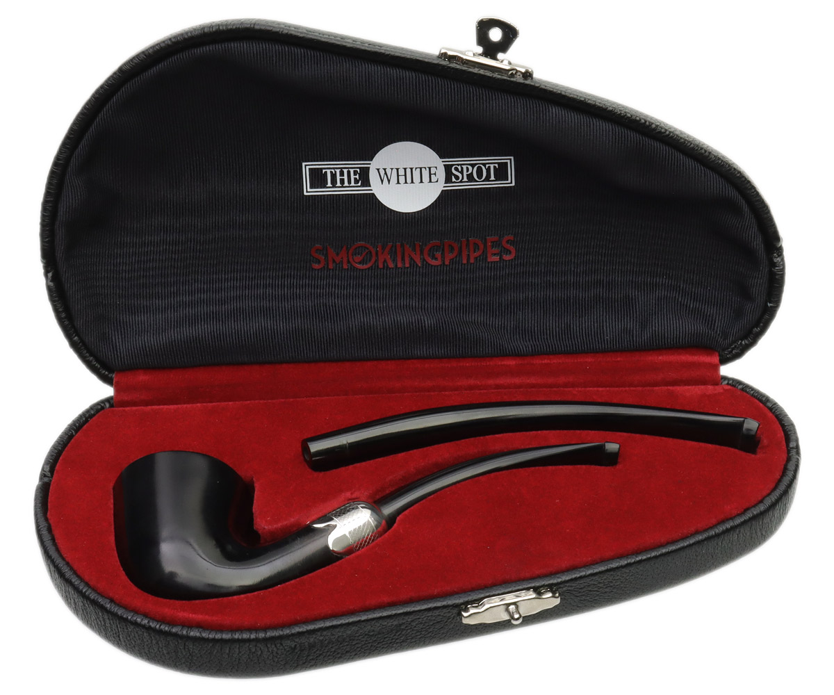 Dunhill SPC Limited Edition 2023 Black Briar with Silver (4114) (1/2) (with Ventage Case and Extra Stem)