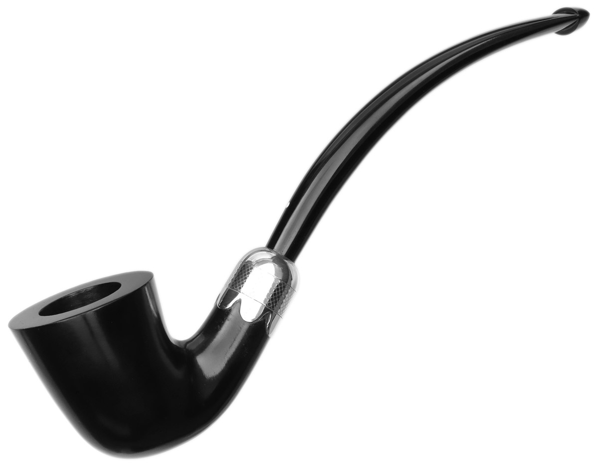 Dunhill SPC Limited Edition 2023 Black Briar with Silver (4114) (1/2) (with Ventage Case and Extra Stem)