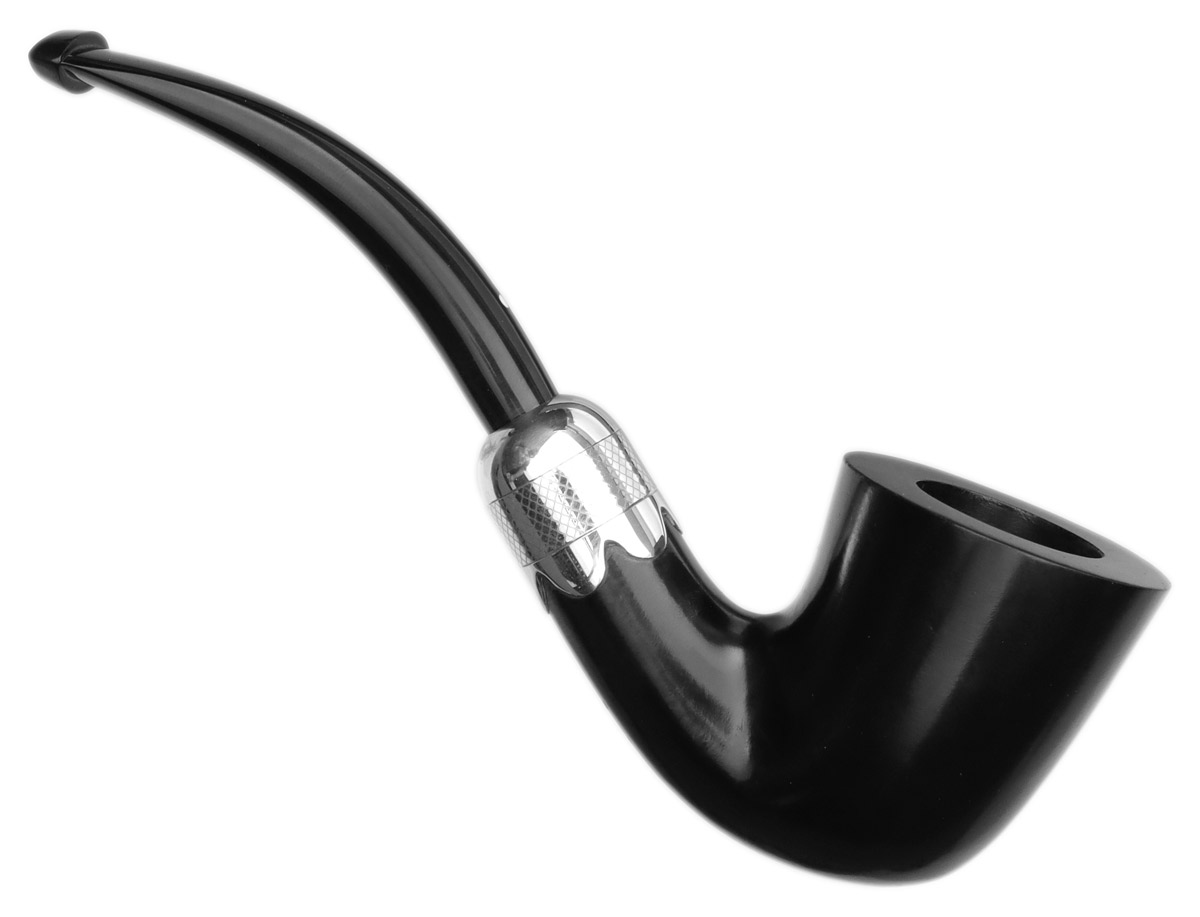 Dunhill SPC Limited Edition 2023 Black Briar with Silver (4114) (1/2) (with Ventage Case and Extra Stem)
