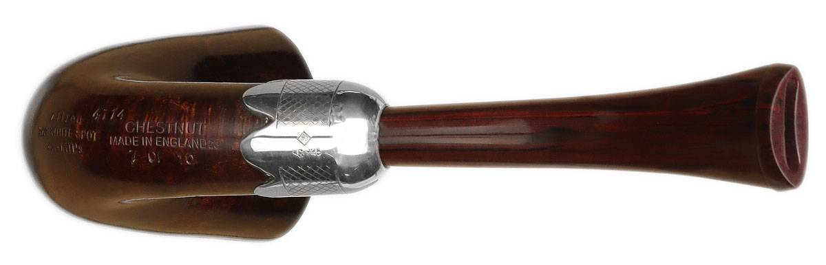 Dunhill SPC Limited Edition 2023 Chestnut with Silver (4114) (7/10) (with Ventage Case and Extra Stem) (2023)