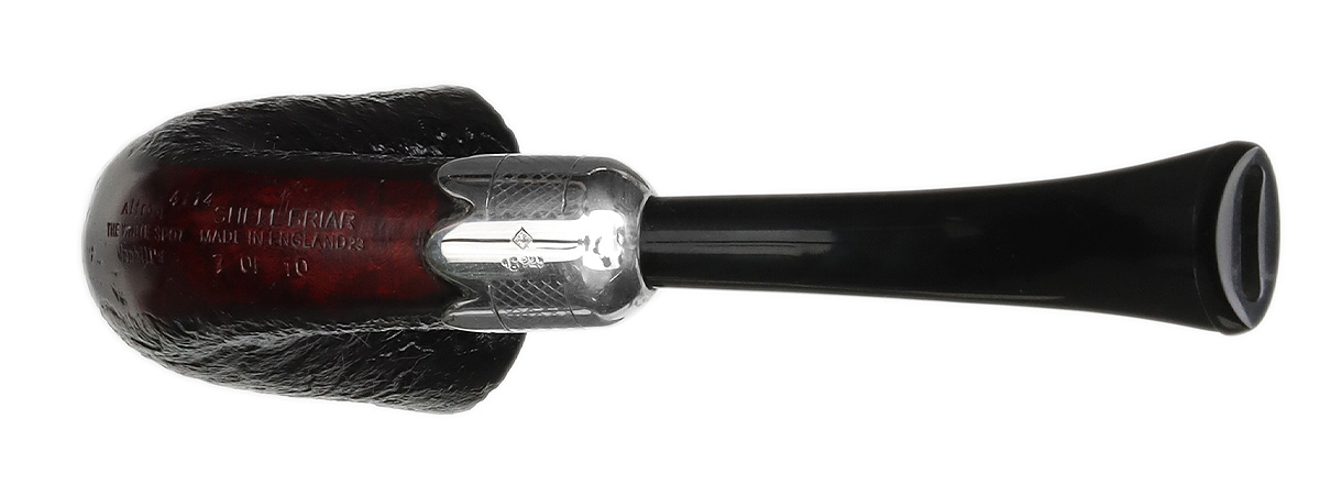 Dunhill SPC Limited Edition 2023 Shell Briar with Silver (4114) (7/10) (with Ventage Case and Extra Stem) (2023)