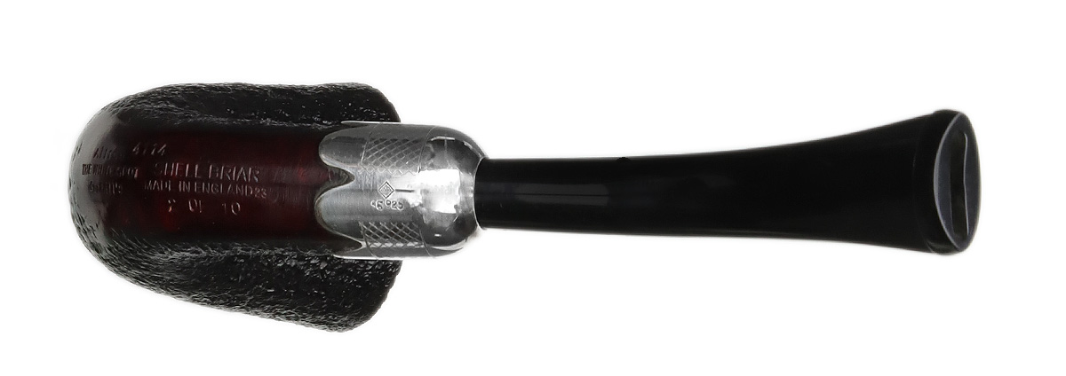 Dunhill SPC Limited Edition 2023 Shell Briar with Silver (4114) (2/10) (with Ventage Case and Extra Stem) (2023)