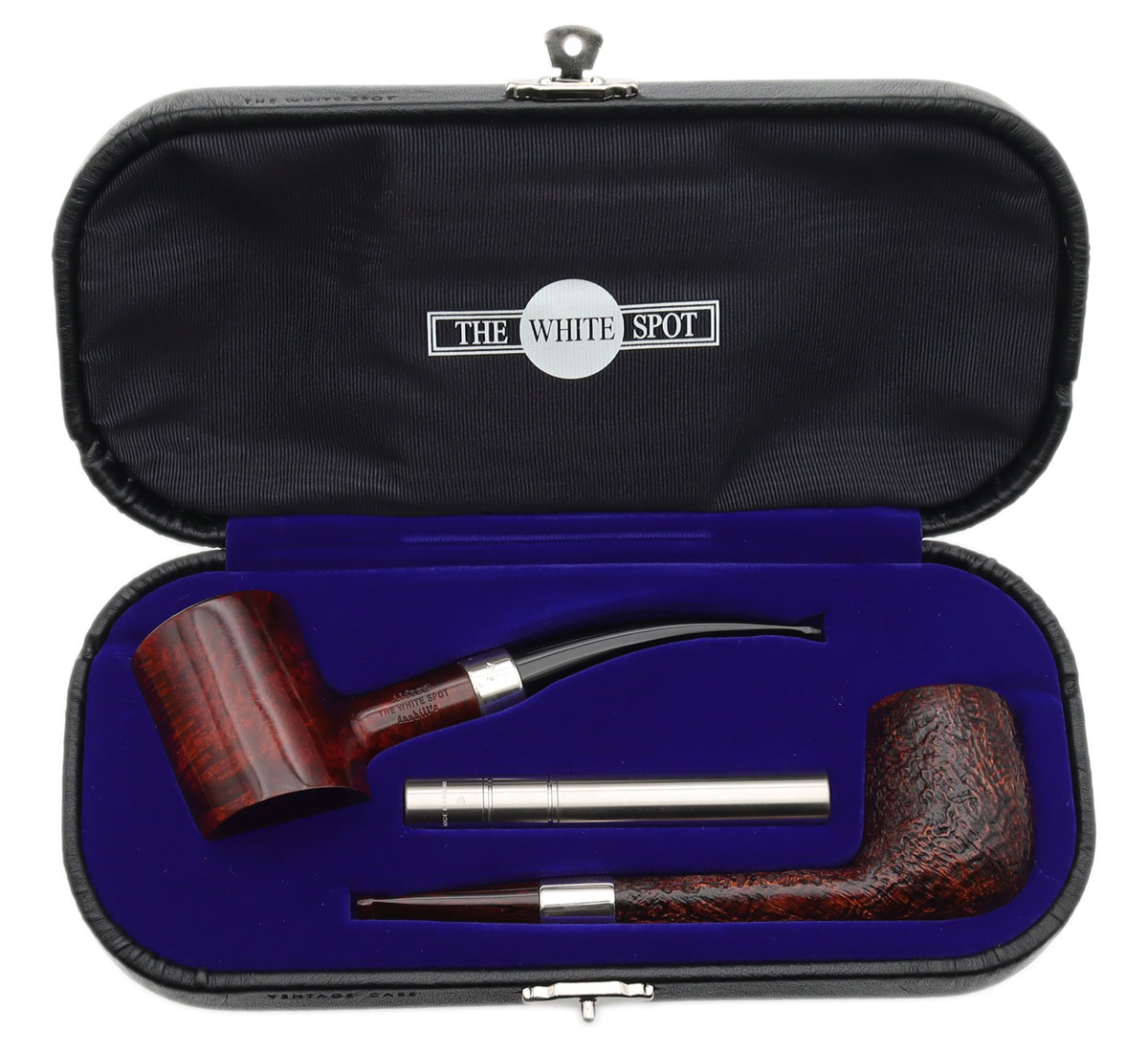 Dunhill Two Pipe Set Cumberland/Amber Root (with Tamper and Ventage Case) (2018)
